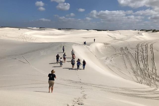 Just the tip of the sand dune